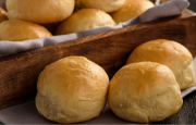 fresh baked potato rolls
