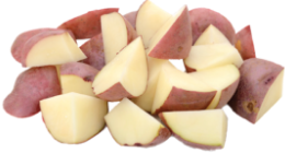 diced red potatoes